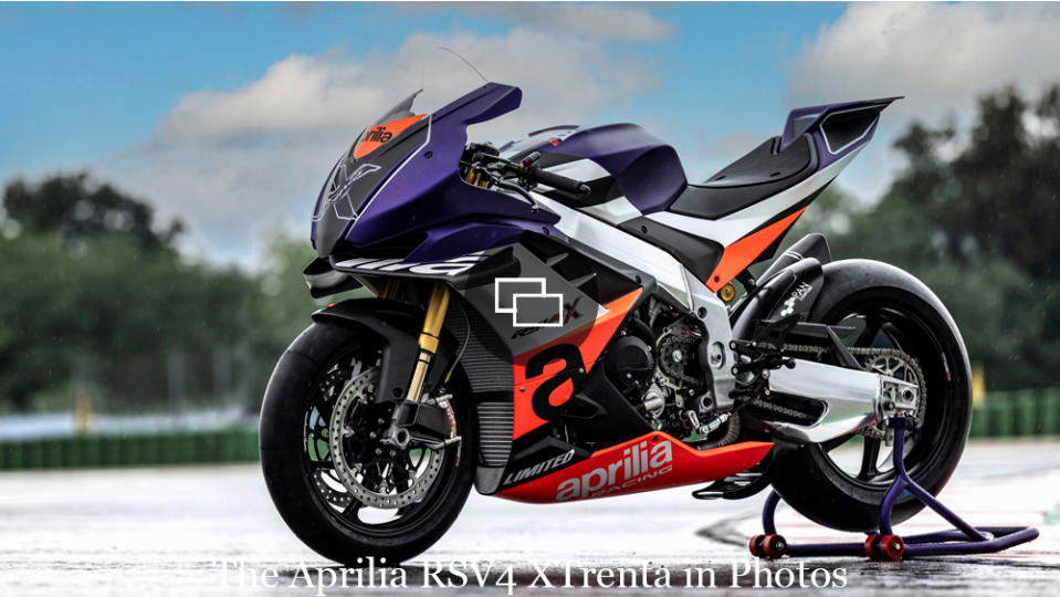 The Aprilia RSV4 XTrenta. - Credit: Aprilia