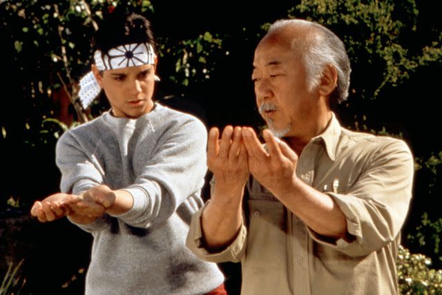 Columbia Pictures/Courtesy Everett Collection Ralph Macchio and Pat Morita in 'The Karate Kid III' (1989)