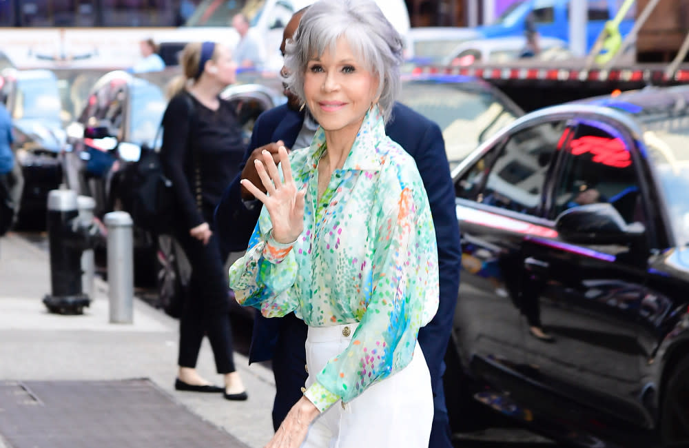 Jane Fonda says she feels ‘stronger than she has in years’ as she battles cancer for the third time credit:Bang Showbiz