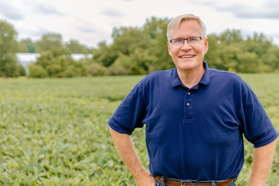 John Rust, board chair of egg producer Rose Acre Farms in Seymour, announced he is running as a Republican for Indiana's U.S. Senate seat.