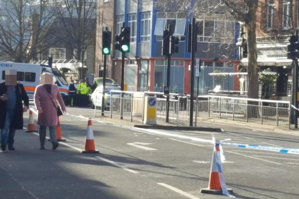 Greenwich murder probe: A police cordon after a man, who died in hospital on Friday, was badly beaten: Daniel Smith