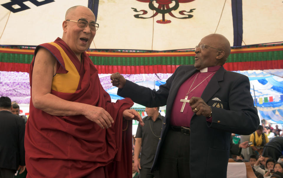 The Dalai Lama and the late Archbishop Desmond Tutu described themselves as 