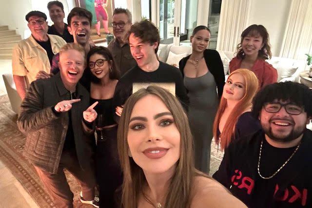 <p>Sofia Vergara/Instagram</p> 'Modern Family' cast reunites in November 2023