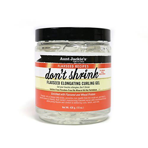 7) Aunt Jackie's Don't Shrink Flaxseed Elongating Curling Gel