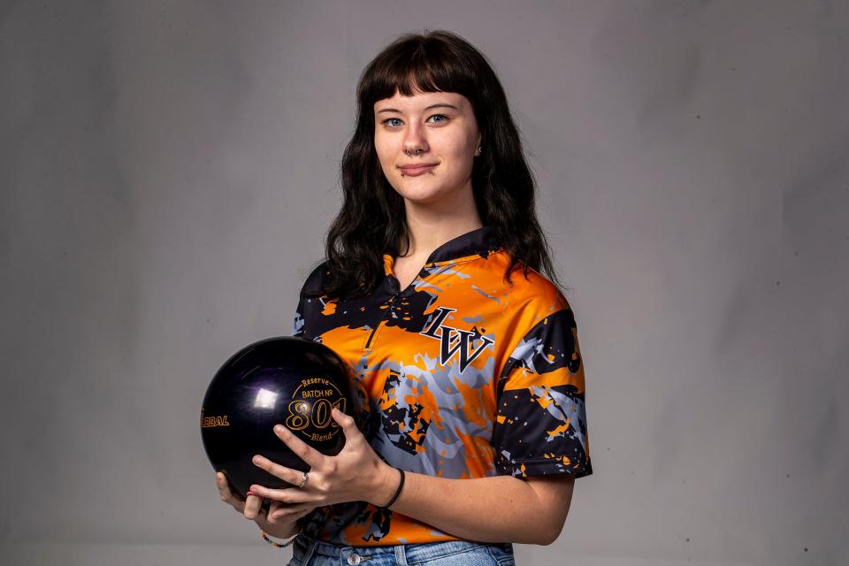 All County Bowler - Lake Wales High School - Chacea Wheat in Lakeland Fl.. Monday December 11,2023.
Ernst Peters/The Ledger