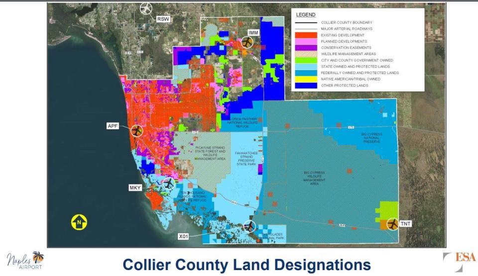 Collier County land designations.