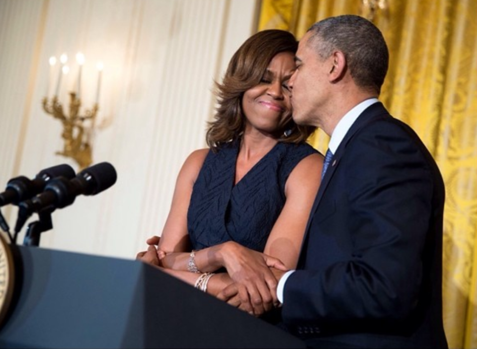 <p>Michelle wishes Barack a Happy Birthday. She captioned the image, “Happy Birthday to the man who always makes me proud. Thank you for your friendship, honesty and compassion. I will love you always.” <em>[Photo: Michelle Obama/ Instagram]</em> </p>