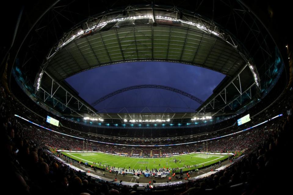 Un partido de la NFL en el estadio de Wembley