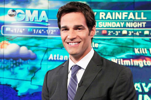 <p>Lou Rocco/Disney General Entertainment Content/Getty</p> Rob Marciano on 'Good Morning America'