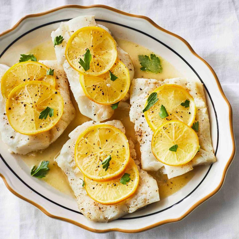 Lemon-Garlic Baked Cod