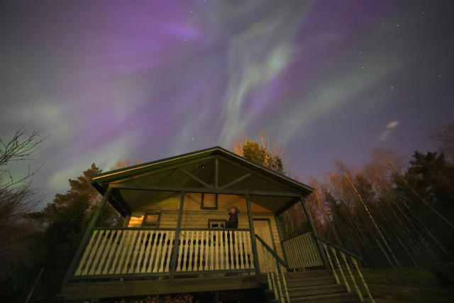 Severe solar storm creates dazzling auroras farther south