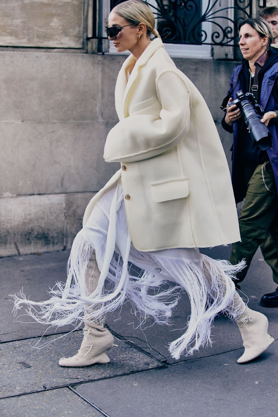 Doja, Naomi, Janet, Oh My! The Final Day of Paris Fashion Week Street Style