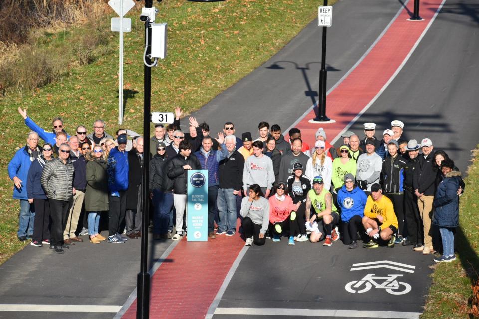 Overhead group photo at the MJM Northside Line Dec. 16