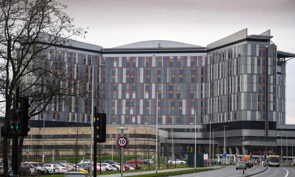 Queen Elizabeth University hospital in Glasgow