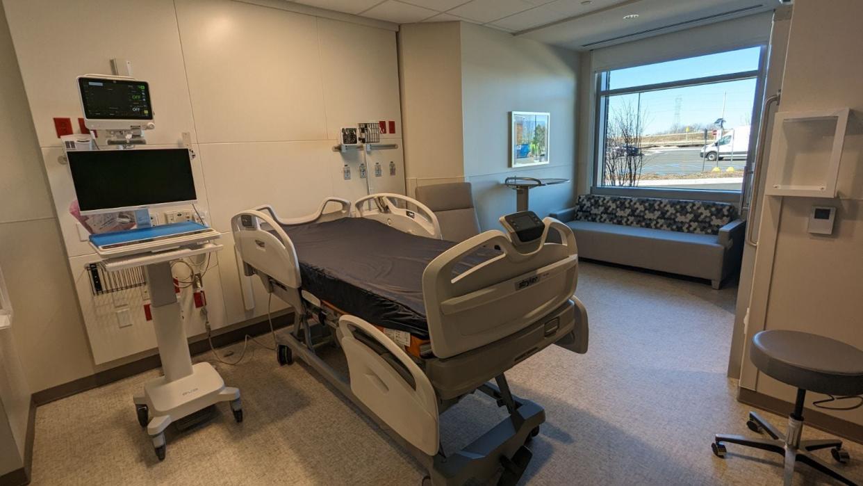 Aurora Medical Center- Fond du Lac's expansion includes new hospital rooms for overnight stays after surgery.