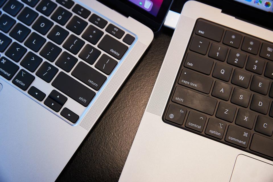 macbook pro and air laptop keyboards