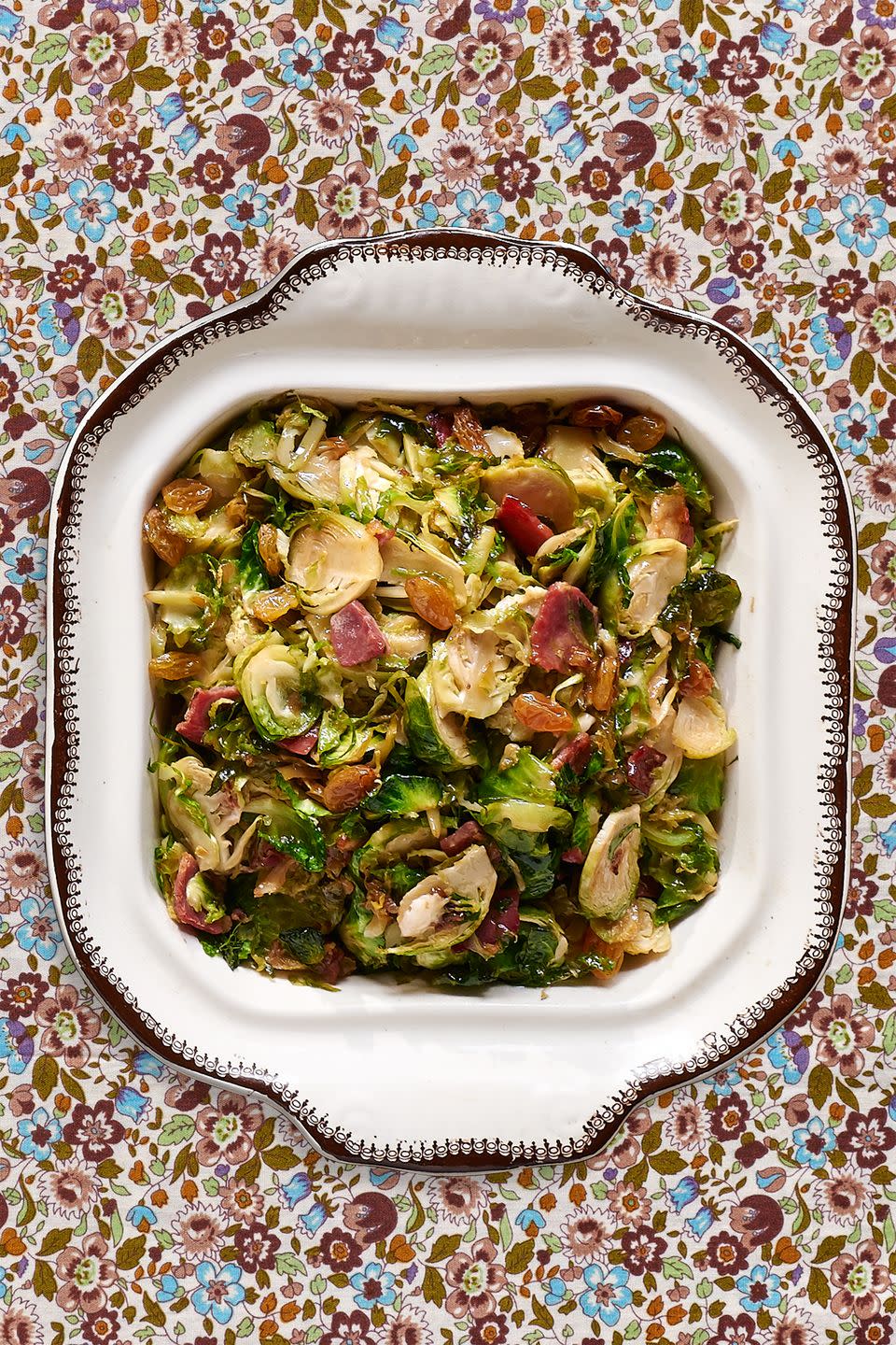 22) Shaved Brussels Sprouts with Country Ham