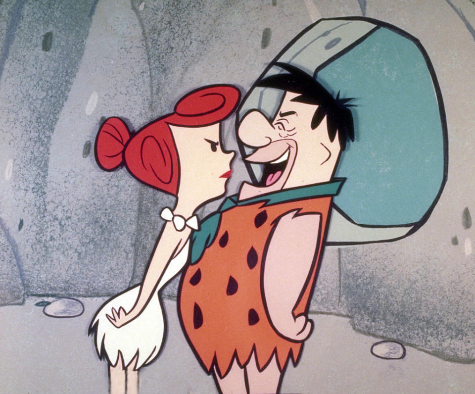 Wilma and Fred Flintstone argue on <em>The Flintstones</em>. (Photo: ABC Photo Archives/ABC via Getty Images)