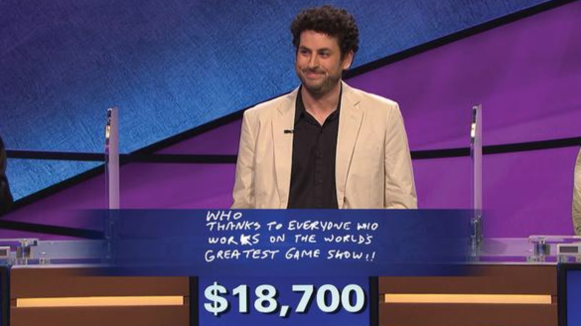 A "Jeopardy" champion claims he never received a $20K prize from the popular app HQ Trivia. (Photo: NBC) 