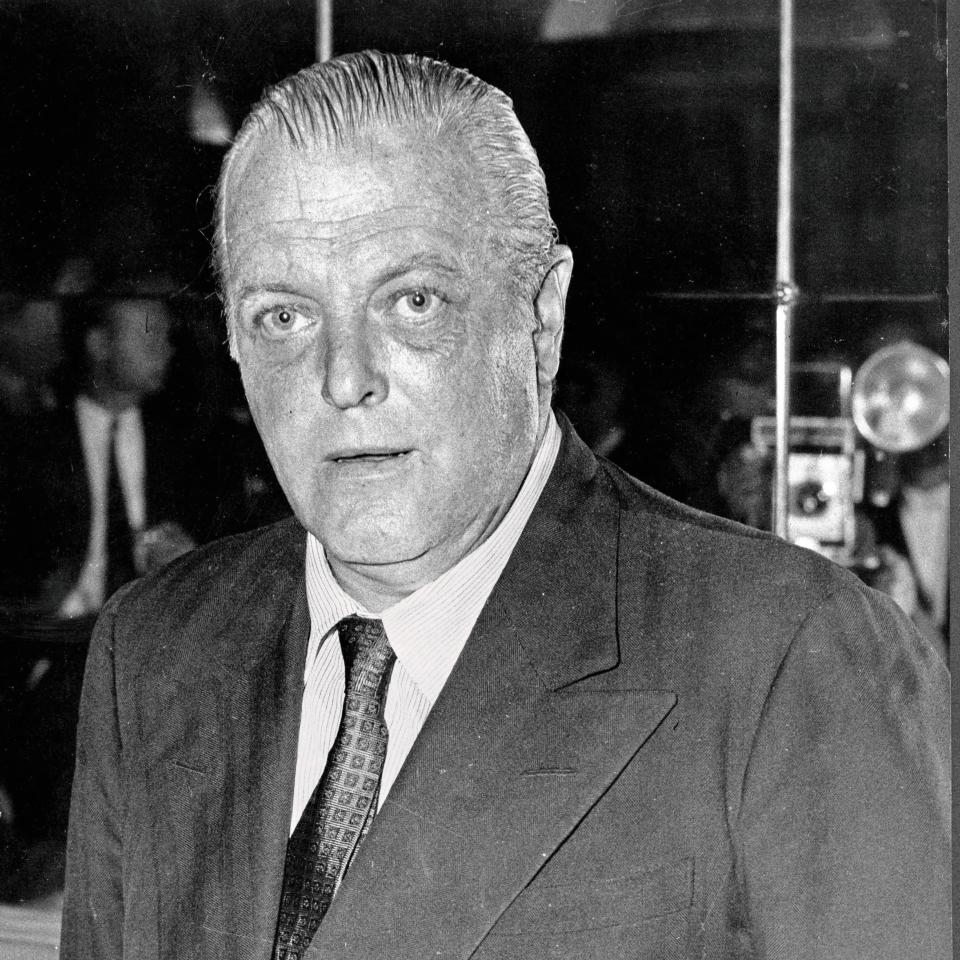 Randolph Churchill in 1966, by which time ill health – compounded by excessive drinking and smoking – was taking its toll - Mary Evans