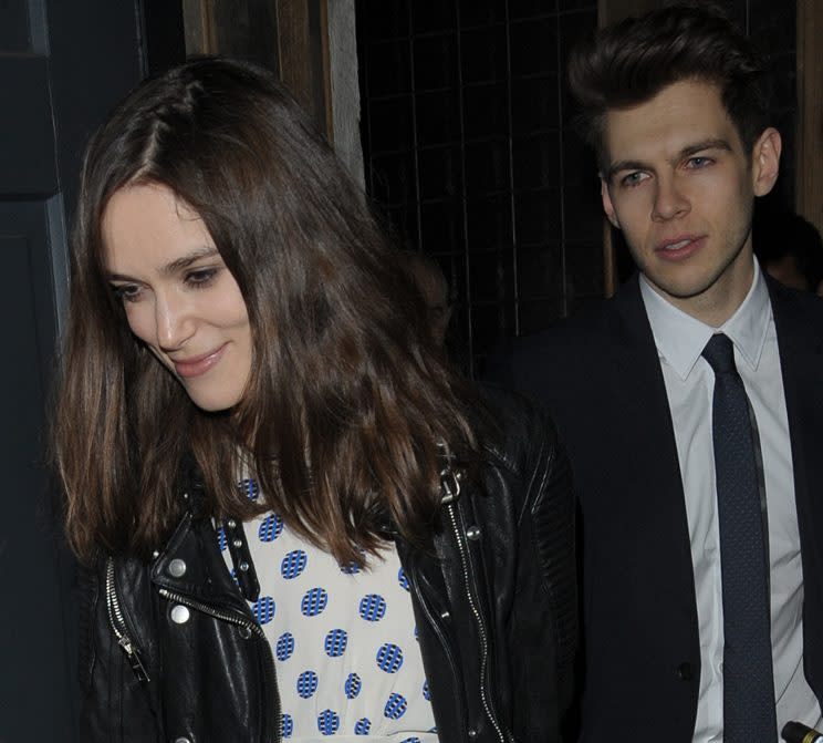 Keira Knightely and James Righton (WENN)