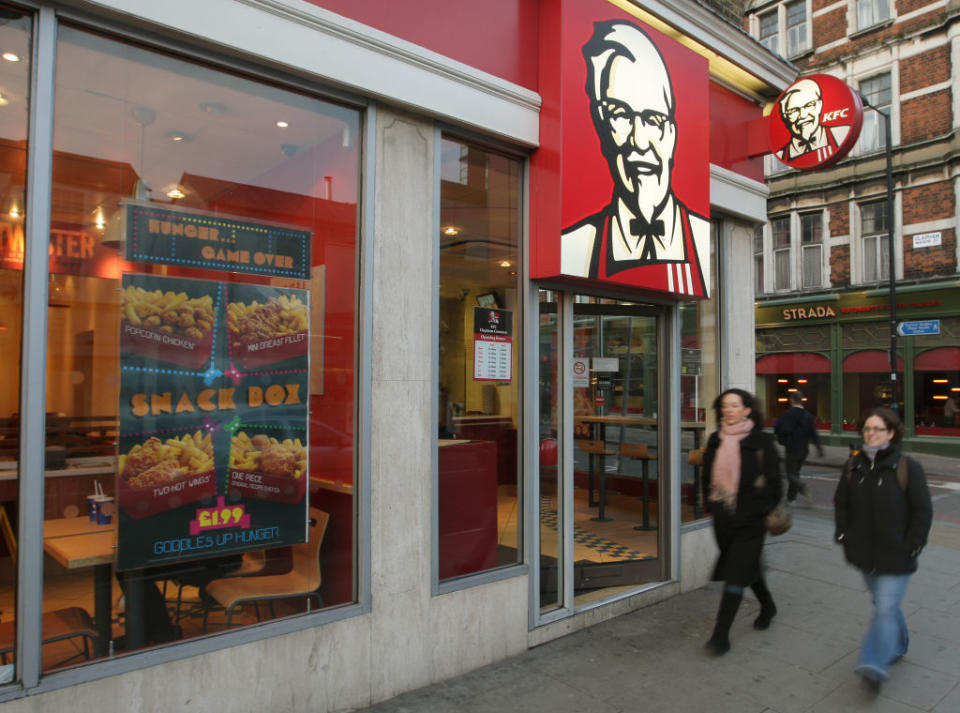 Photo show two women walking past a KFC outlet. Source: Getty Images