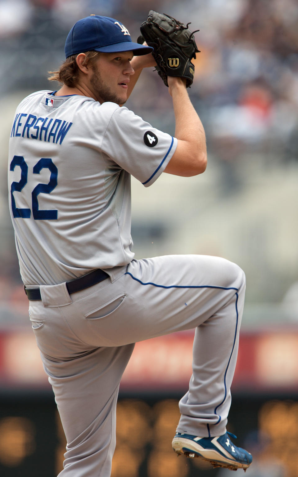 SAN DIEGO, CA - SEPTEMBER 25: Starting pitcher Clayton Kershaw #22 of the Los Angeles Dodgers throws the ball during the 1st inning of the game against the San Diego Padres at Petco Park on September 25, 2011 in San Diego, California. (Photo by Kent C. Horner/Getty Images)