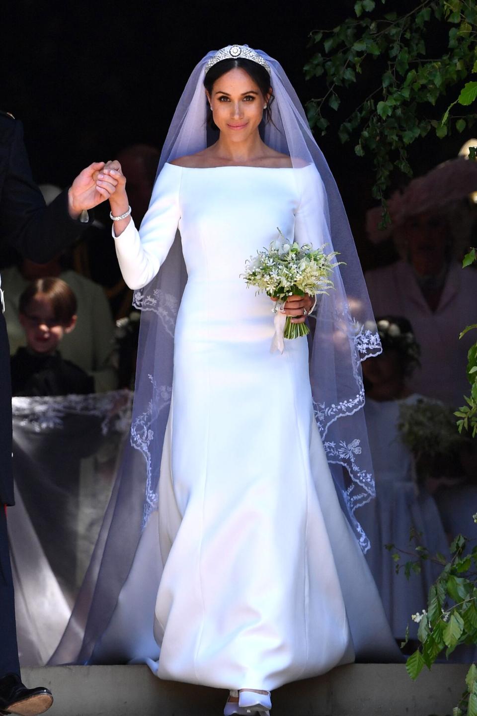 Meghan, Duchess of Sussex, at her wedding, 2018