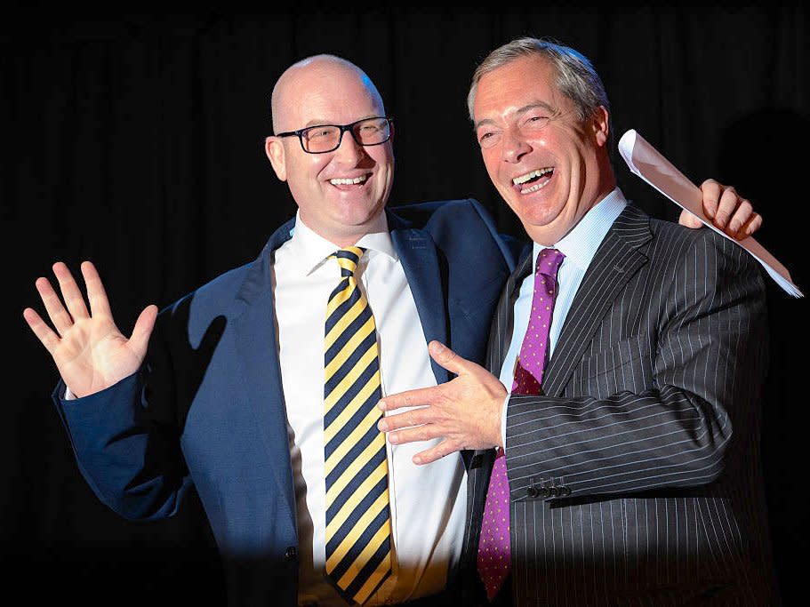 Paul Nuttall and Nigel Farage