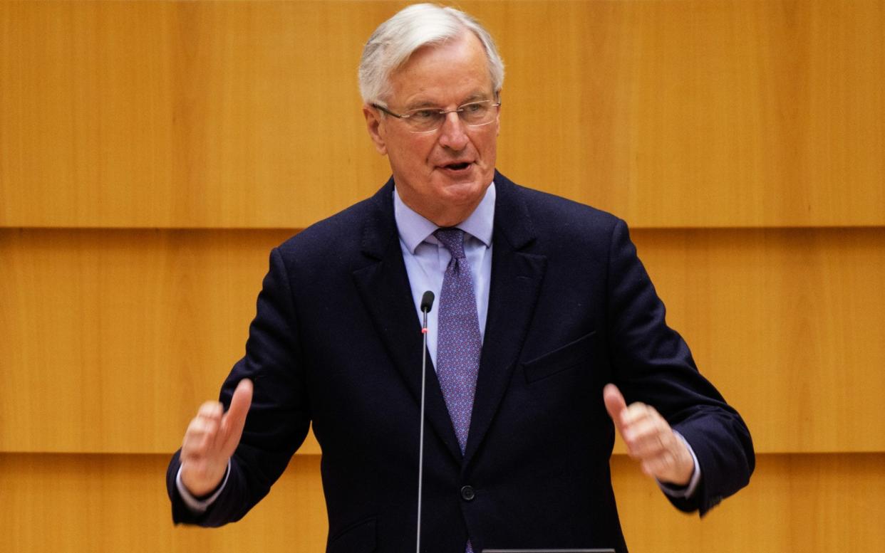 Michel Barnier writes that he 'was convinced that Boris Johnson was a pragmatic politician who wanted to find a deal because he needed to' -  Thierry Monasse/Bloomberg