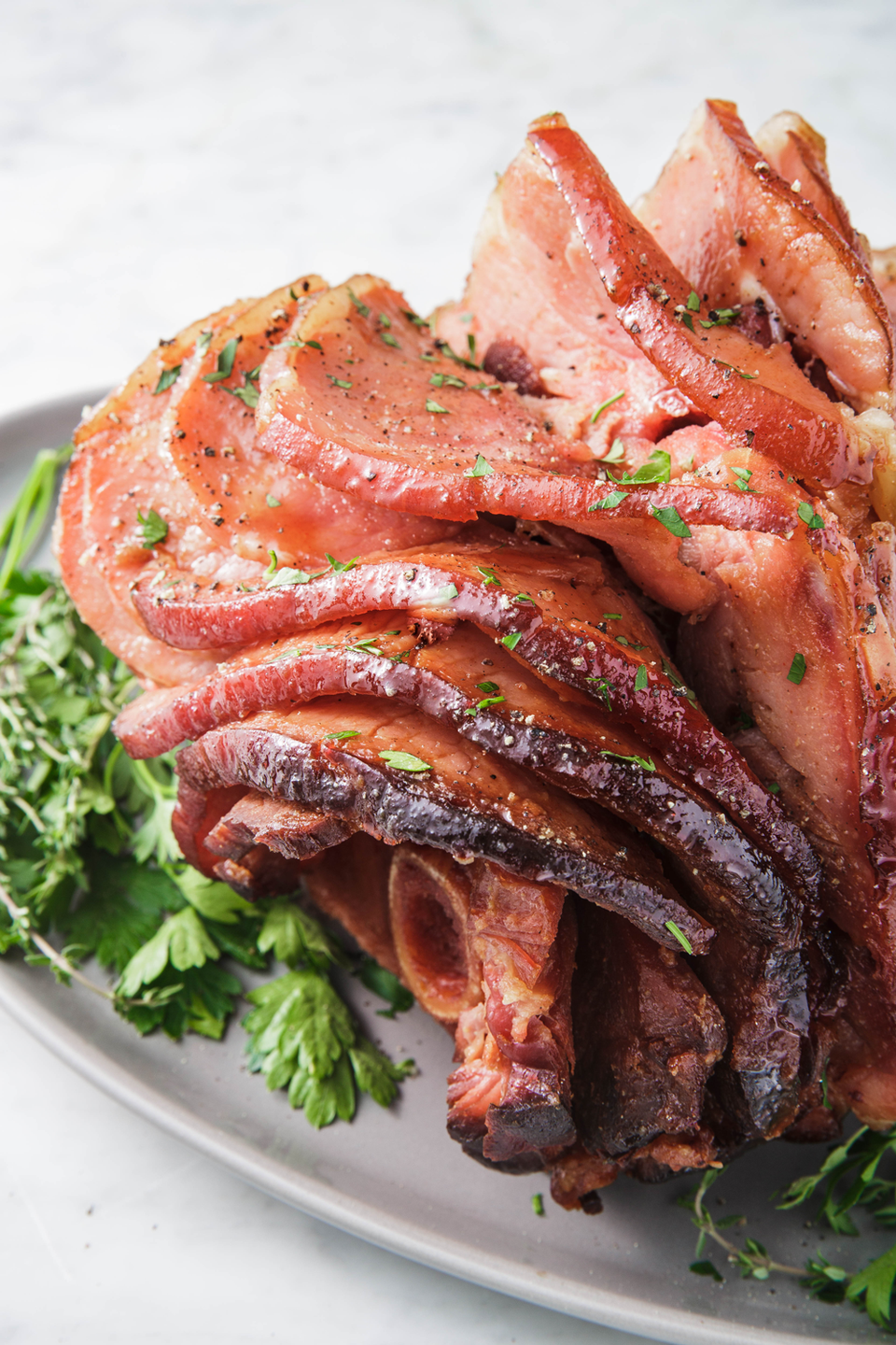 crock pot brown sugar glazed ham