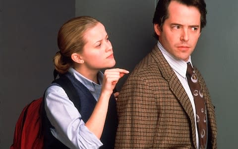Reese Witherspoon and Matthew Broderick in Election (1999) - Credit: Film Stills