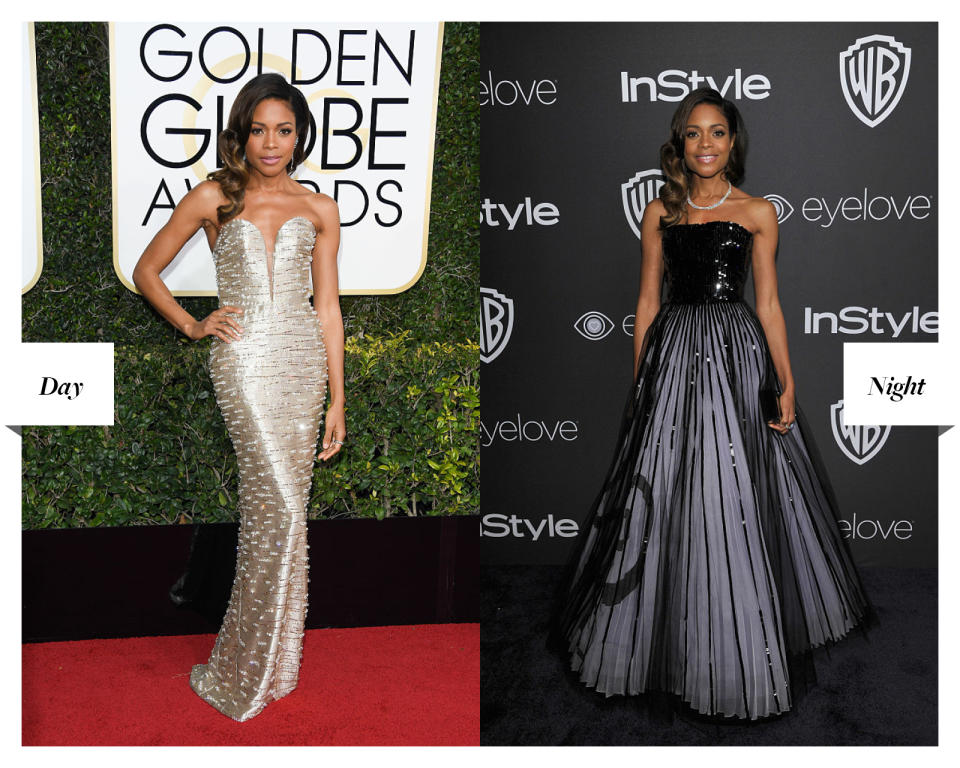 Naomie Harris attends the 74th Golden Globe Awards and afterparty.