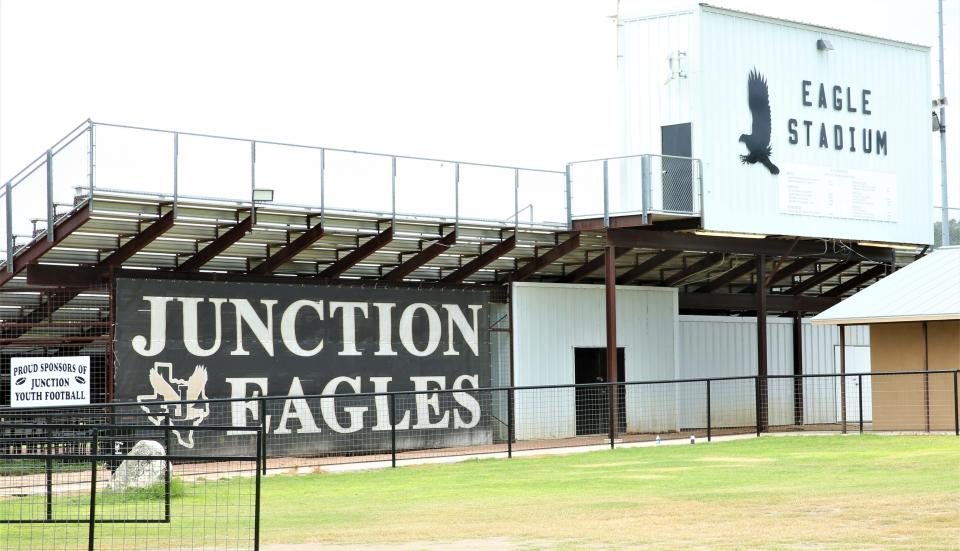 Junction High School's Eagle Stadium is pictured in a 2021 file photo.