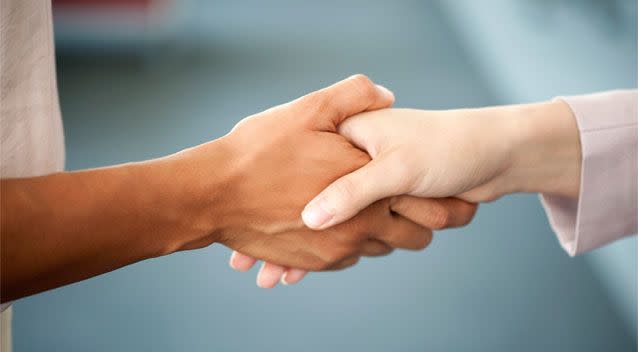 Handshakes were last banned for the 2009 outbreak of swine flu. Source: Getty