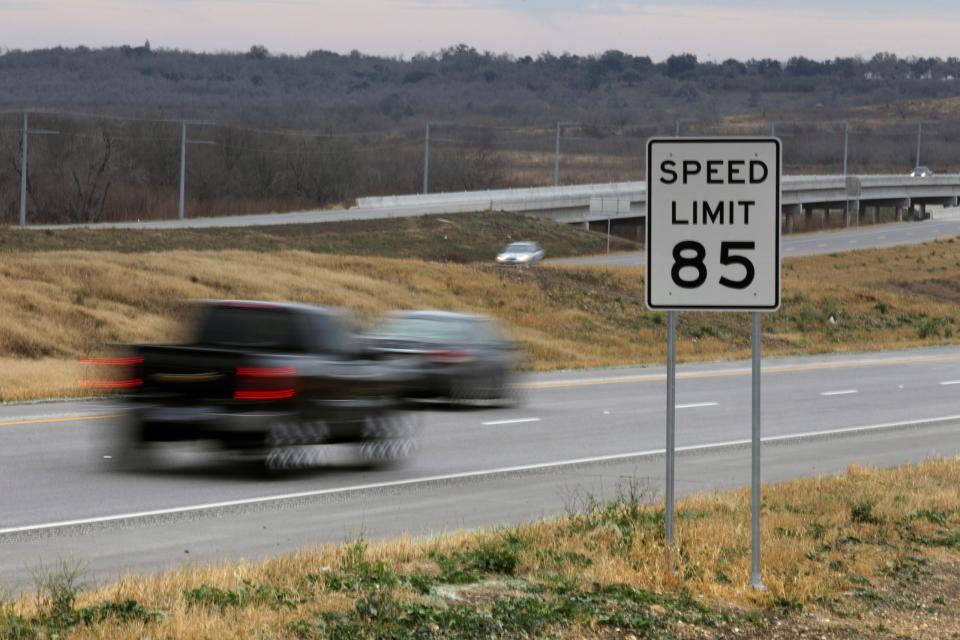 A California legislator proposing no speed limit on a highway is in keeping with higher limits in other states. In Texas, you can go 85 mph.