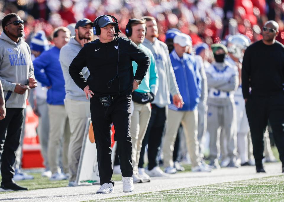 Kentucky coach Mark Stoops has led the Wildcats to two Gator Bowls, going 1-1.