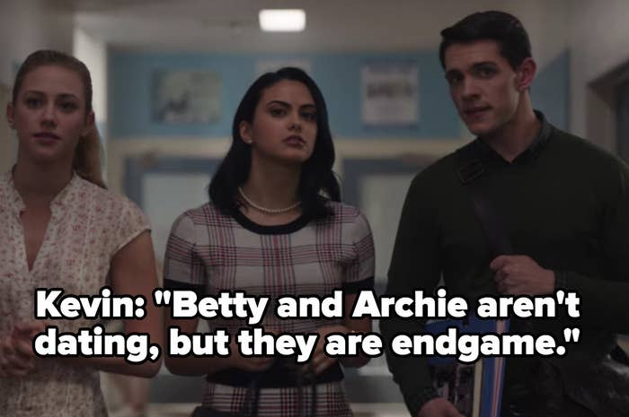 Kevin: "Betty and Archie aren't dating but they are endgame"