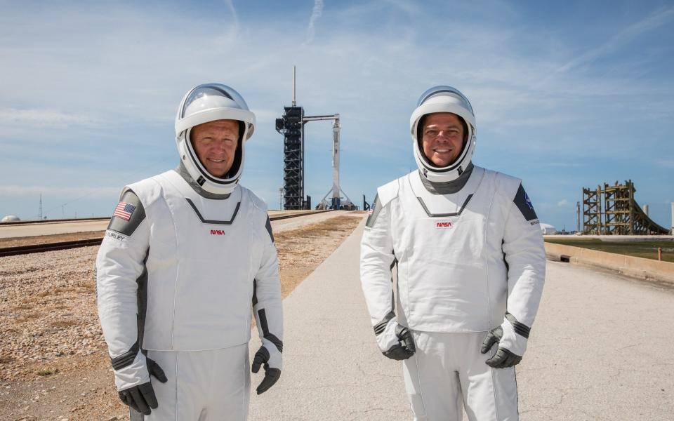 Astronauts Robert Behnken (right) and Douglas Hurley - NASA/PA