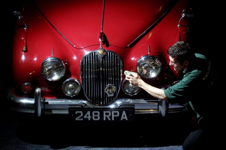 <p> TV detective Inspector Morse’s 1960 Jaguar MK II</p> (PA)