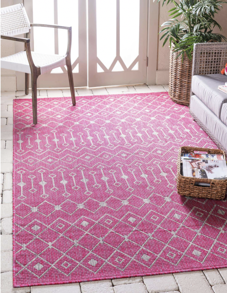 <p><a href="https://go.redirectingat.com?id=74968X1596630&url=https%3A%2F%2Frugs.com%2Fmagenta-9x12-outdoor-lattice-area-rug-6290162%3Frt%3Dbbsize&sref=https%3A%2F%2Fwww.housebeautiful.com%2Fshopping%2Fhome-accessories%2Fg21756890%2Fbest-outdoor-rugs%2F" rel="nofollow noopener" target="_blank" data-ylk="slk:Shop Now;elm:context_link;itc:0;sec:content-canvas" class="link ">Shop Now</a></p><p>Outdoor Lattice Rug</p><p>rugs.com</p><p>$228.00</p>