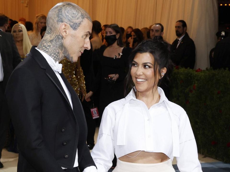 Kourtney Kardashian und Travis Barker haben sich erneut das Jawort gegeben. (Bild: imago/UPI Photo)