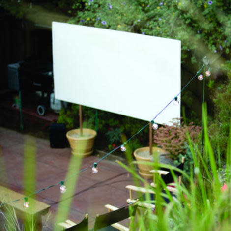 Host your own backyard movie