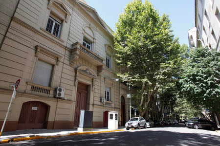 A view of the Russian Embassy annex building where around 400 kilos of cocaine has been found, in Buenos Aires, Argentina February 22, 2018. REUTERS/Martin Acosta