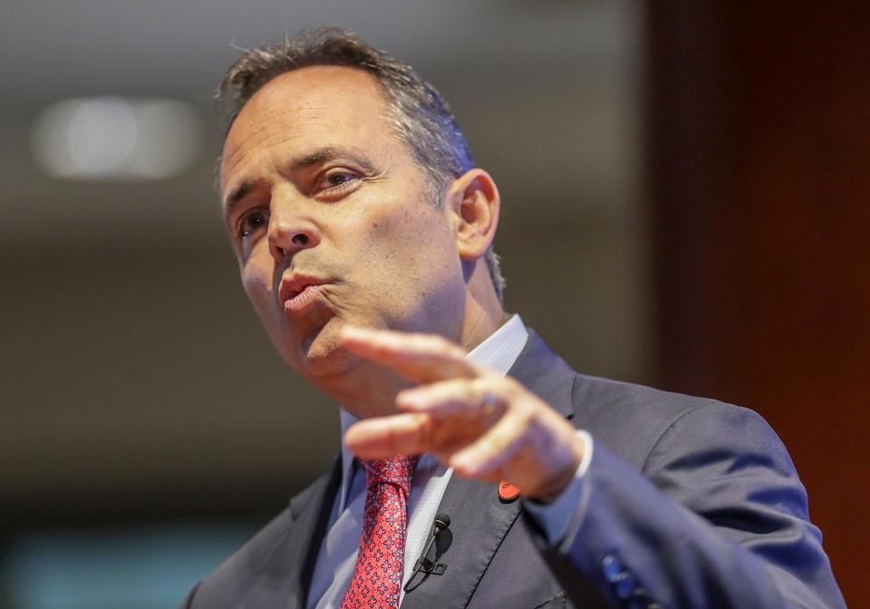 Kentucky Gov. Matt Bevin is the nation's least popular governor among his own constituents.