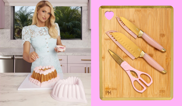 Yes, there's a Paris Hilton cookware collection at Walmart, and yes, it's  really cute — gift-worthy ideas start at just $7