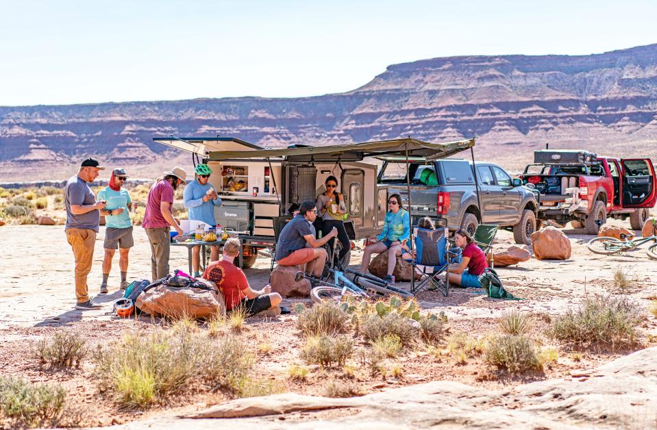 The Pueblo-made Boreas Campers XT model was put to the test recently as a "sag wagon" on the White Rim of Utah.