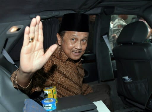 Former Indonesian President B.J. Habibie -- seen here in March 2007 -- has died at the age 83