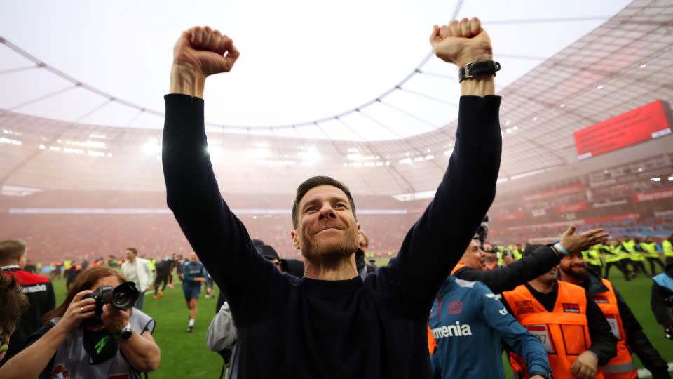 Since being hired in 2022, Xabi Alonso has brought about remarkable success for Leverkusen. - Lars Baron/Getty Images
