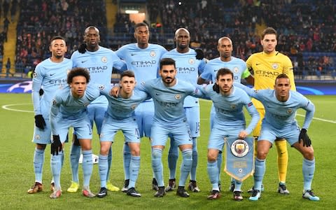 man city team - Credit: AFP